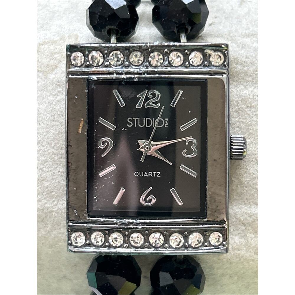 Studio Time Black Tone Women’s Quartz Watch